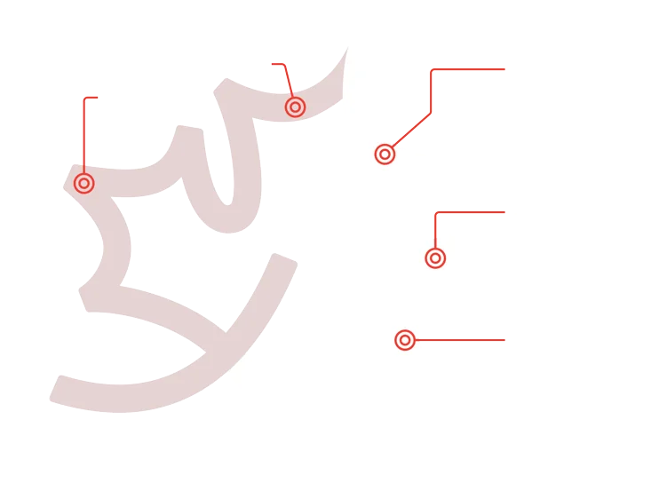 Graphique en forme de feuille d’érable avec cinq étapes du système alimentaire : semences et aliments pour animaux → agriculteurs → transport → transformation → détaillants en alimentation.