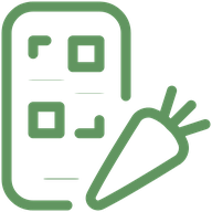 Online grocery icon